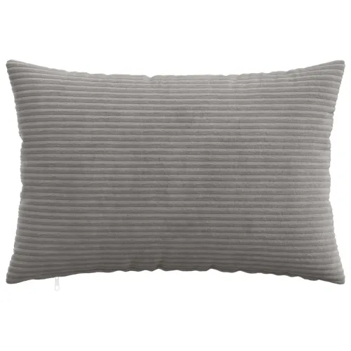 Presvlaka za jastuk 6 pcs HEERLEN Svjetlosiva 50 x 70 cm Kord - Svjetlosiva 50 x 70 cm 6 Cijena