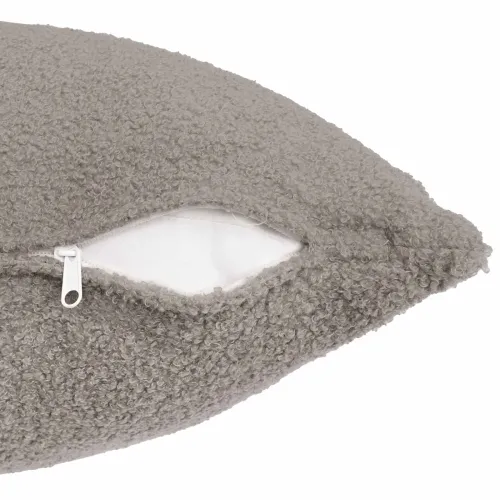 Presvlaka za jastuk 6 pcs HEERLEN Svjetlosiva 50 x 70 cm Bouclé - Svjetlosiva 50 x 70 cm 6 Cijena