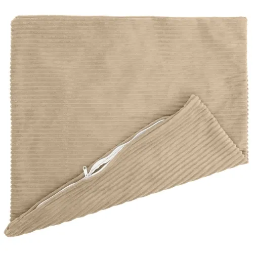 Presvlaka za jastuk 2 pcs HEERLEN Sivosmeđa 55 x 55 cm Kord - Sivosmeđa 55 x 55 cm 2 Cijena