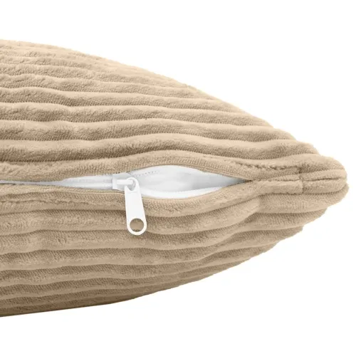 Presvlaka za jastuk 2 pcs HEERLEN Sivosmeđa 55 x 55 cm Kord - Sivosmeđa 55 x 55 cm 2 Cijena