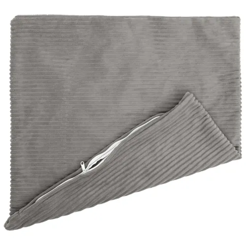 Presvlaka za jastuk 6 pcs HEERLEN Svjetlosiva 70 x 70 cm Kord - Svjetlosiva 70 x 70 cm 6 Cijena