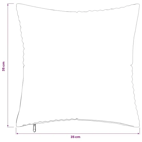 Presvlaka za jastuk 6 pcs ALMELO Zelena 35 x 35 cm Kord - Zelena 35 x 35 cm 6 Cijena
