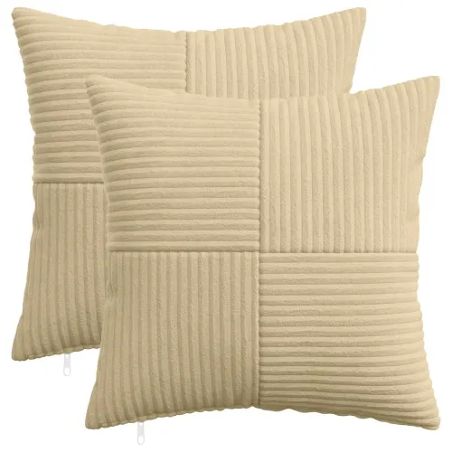 Presvlaka za jastuk 2 kom. ALMELO Siva zelena 40 x 40 cm Kord - Siva zelena 40 x 40 cm 2 Cijena