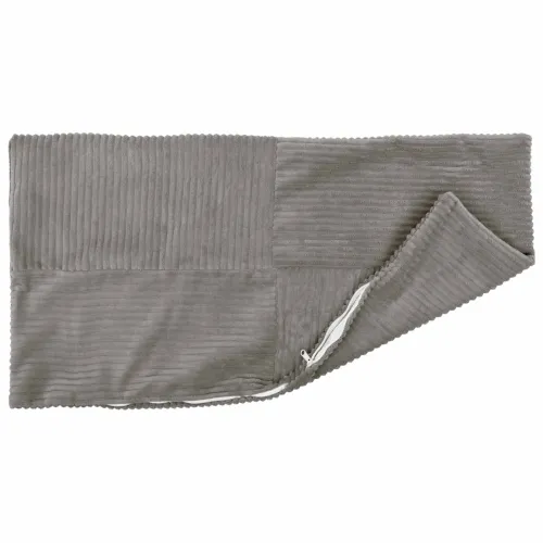 Presvlaka za jastuk 12 pcs ALMELO Svjetlosiva 40 x 80 cm Kord - Svjetlosiva 40 x 80 cm 12 Cijena