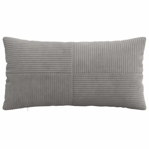 Presvlaka za jastuk 12 pcs ALMELO Svjetlosiva 40 x 80 cm Kord - Svjetlosiva 40 x 80 cm 12 Cijena