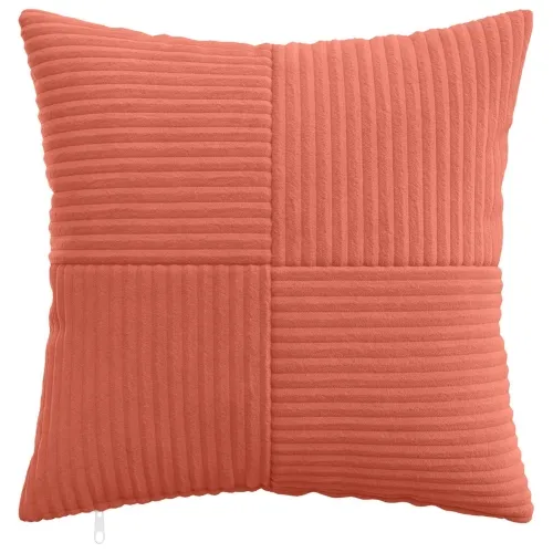 Presvlaka za jastuk 12 pcs ALMELO Crvena narančasta 50 x 50 cm - Crvena narančasta 50 x 50 cm 12 Cijena