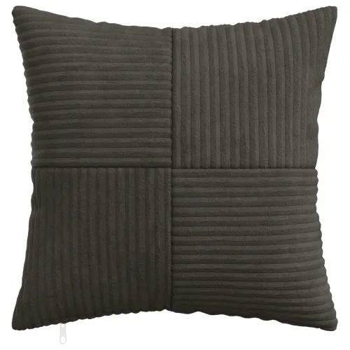 Presvlaka za jastuk 12 pcs ALMELO Antracit 50 x 50 cm Kord - Antracit 50 x 50 cm 12 Cijena