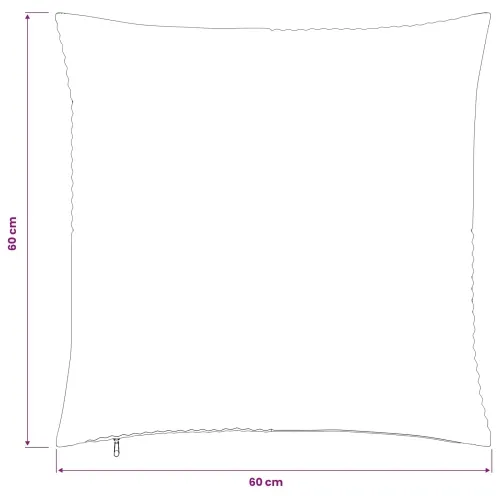 Presvlaka za jastuk 2 pcs ALMELO Crvena narančasta 60 x 60 cm - Crvena narančasta 60 x 60 cm 2 Cijena
