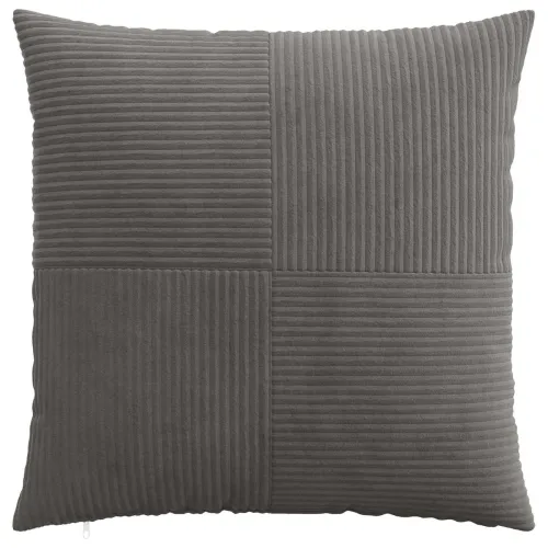 Presvlaka za jastuk 2 pcs ALMELO Tamnosiva 80 x 80 cm Kord - Tamnosiva 80 x 80 cm 2 Cijena