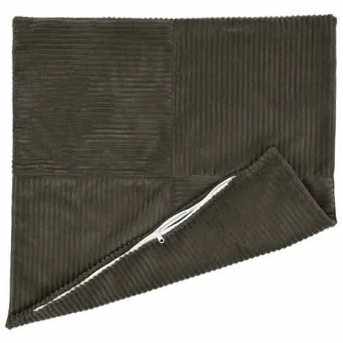 Presvlaka za jastuk 2 pcs ALMELO Antracit 80 x 80 cm Kord - Antracit 80 x 80 cm 2 Cijena