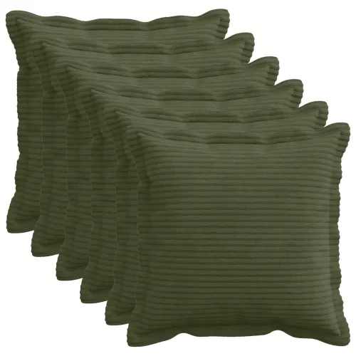 Presvlaka za jastuk 6 kom. HOUTEN Zelena 30 x 30 cm Kord - Zelena 30 x 30 cm 6 Cijena