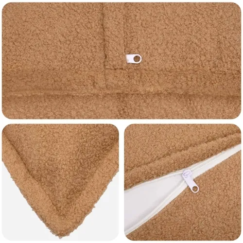 Presvlaka za jastuk 6 pcs HOUTEN Bež 30 x 50 cm Bouclé - Bež 30 x 50 cm 6 Cijena