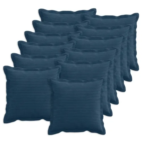 Presvlaka za jastuk 12 kom. HOUTEN Mornarsko plava 40 x 40 cm - Modra 40 x 40 cm 12 Cijena
