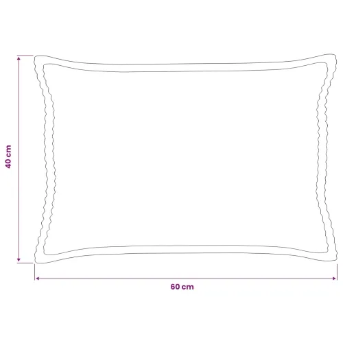Presvlaka za jastuk 2 kom. HOUTEN Mornarsko plava 40 x 60 cm - Modra 40 x 60 cm 2 Cijena