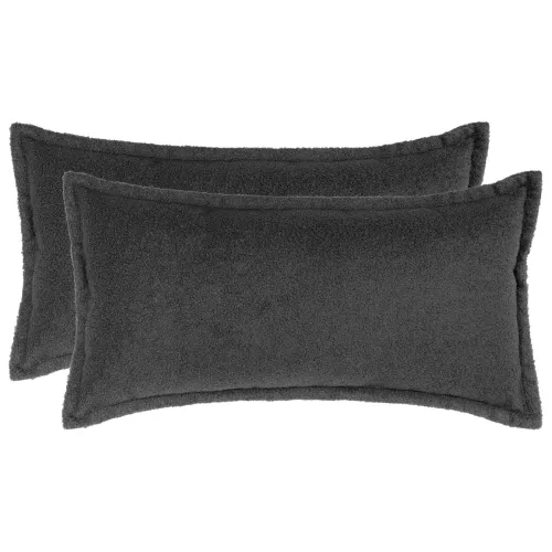 Presvlaka za jastuk 2 pcs HOUTEN Tamnosiva 40 x 70 cm Bouclé - Tamnosiva 40 x 70 cm 2 Cijena