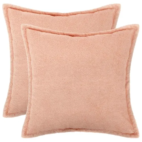 Presvlaka za jastuk 2 pcs HOUTEN Ružičasta 45 x 45 cm Bouclé - Ružičasta 45 x 45 cm 2 Cijena