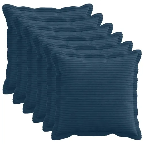 Presvlaka za jastuk 6 kom. HOUTEN Mornarsko plava 50 x 50 cm - Modra 50 x 50 cm 6 Cijena
