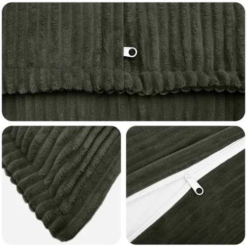 Presvlaka za jastuk 6 kom. HOUTEN Antracit 60 x 60 cm Kord - Antracit 60 x 60 cm 6 Cijena