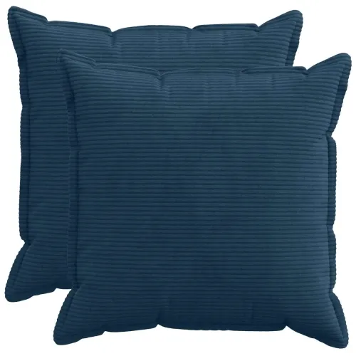 Presvlaka za jastuk 2 kom. HOUTEN Mornarsko plava 60 x 60 cm - Modra 60 x 60 cm 2 Cijena