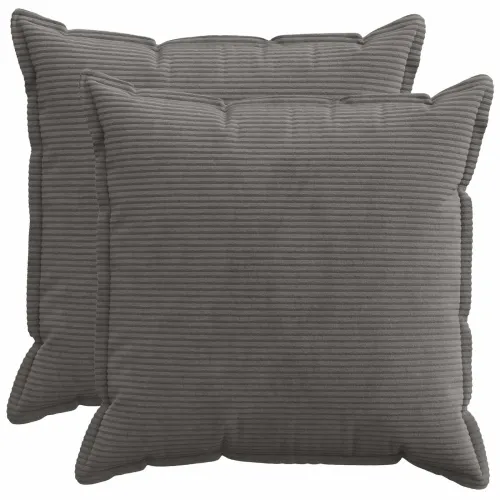 Presvlaka za jastuk 2 kom. HOUTEN Tamnosiva 70 x 70 cm Kord - Tamnosiva 70 x 70 cm 2 Cijena
