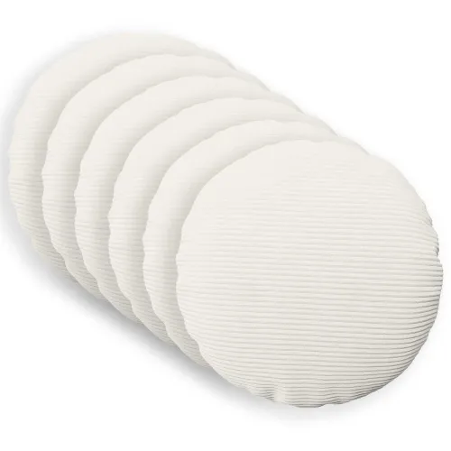 Presvlaka za jastuk 6 pcs HEERLEN Krem Ø 60 cm Kord - Krem Ø 60 cm 6 Cijena