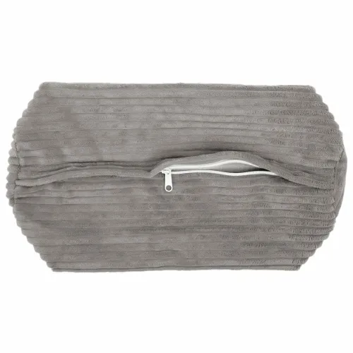 Presvlaka za jastuk 6 pcs HEERLEN Svjetlosiva Ø 15 x 40 cm Kord - Svjetlosiva Ø 15 x 40 cm 6 Cijena