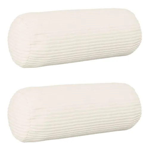 Presvlaka za jastuk 2 pcs HEERLEN Krem Ø 15 x 40 cm Kord - Krem Ø 15 x 40 cm 2 Cijena