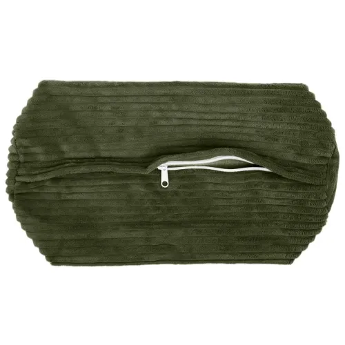 Presvlaka za jastuk 2 pcs HEERLEN Zelena Ø 15 x 40 cm Kord - Zelena Ø 15 x 40 cm 2 Cijena