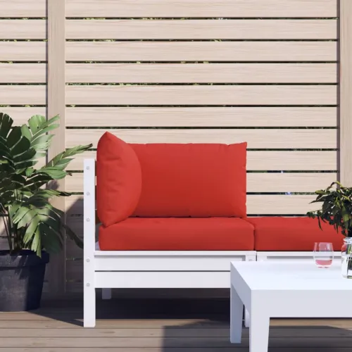 Jastuci za sofu od paleta | SET od 3 kom | crveni | od tkanine - OUTLET - NEPREUZETO Cijena