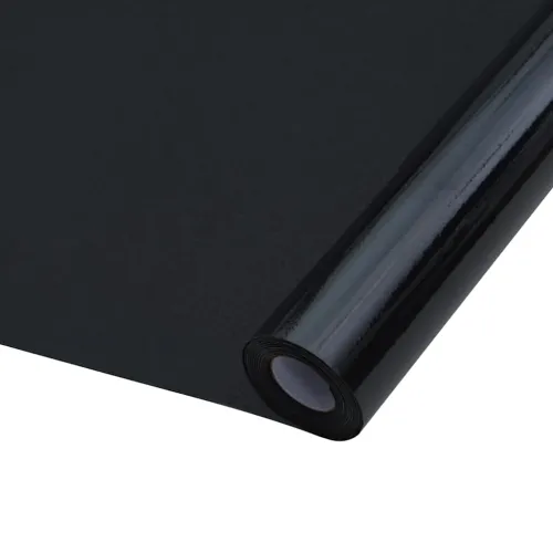 Prozorske folije statične 3 kom matirane crne PVC - 50 m 45 cm Cijena