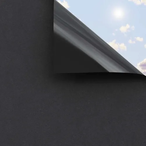 Prozorske folije statične 3 kom matirane crne PVC - 50 m 45 cm Cijena