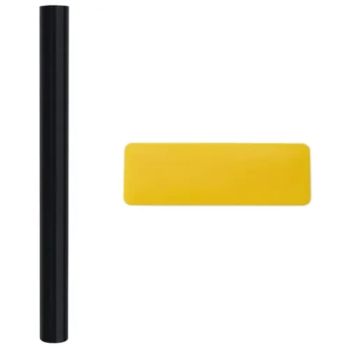 Prozorske folije statične 5 kom matirane crne PVC - 100 m 45 cm Cijena