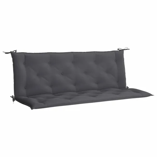  Jastuk za vrtnu klupu antracit 150x(50+50)x7 cm - Antracit - OUTLET - NEPREUZETO Cijena