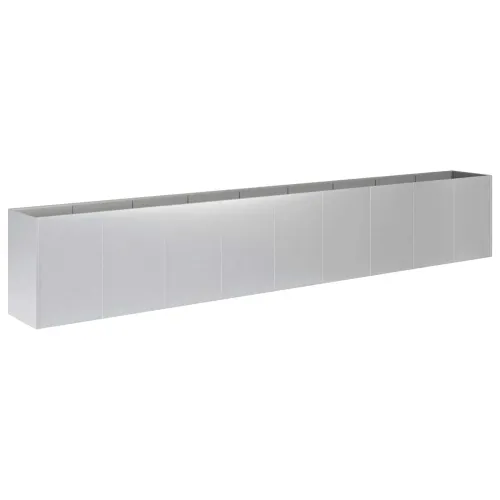 Vrtna saksija Srebrna 360 x 40 x 60 cm Pocinčani čelik - Pocinčani čelik 360 x 40 x 60 cm Cijena