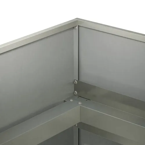 Vrtna saksija Srebrna 280 x 80 x 60 cm Nehrđajući čelik - Nehrđajući čelik 280 x 80 x 60 cm Cijena