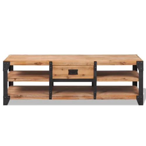 TV Stalak od Masivnog Bagremovog Drva 140x40x45 cm Cijena