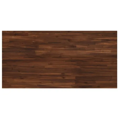 Kvadratni blagovaonski stol 160 x 70 x 75 cm Tamno smeđa - tamno smeđe i bijele boje 160 x 70 x 75 cm Četvrtasto Cijena