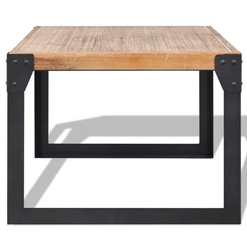 Stolić za Kavu od Masivnog Bagremovog Drveta 100x60x45 cm Cijena
