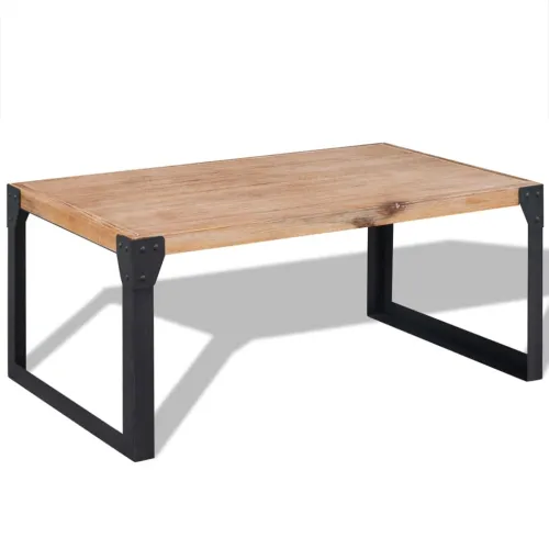 Stolić za Kavu od Masivnog Bagremovog Drveta 100x60x45 cm Cijena