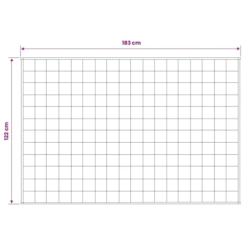 Težak pokrivač Bijela 122 x 183 cm 9 kg 100% Pamuk 205T - Bijela 122 x 183 cm 9 kg Cijena