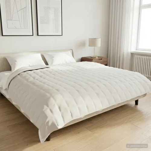Težak pokrivač Bijela 200 x 230 cm 9 kg 100% Pamuk 205T - Bijela 200 x 230 cm 9 kg Cijena