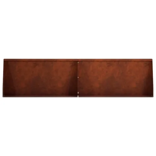 Zid za zadržavanje 6 kom. 80 x 12 x 40 cm Otporni čelik Rđa - Otporni čelik 80 x 12 x 40 cm 6 Cijena