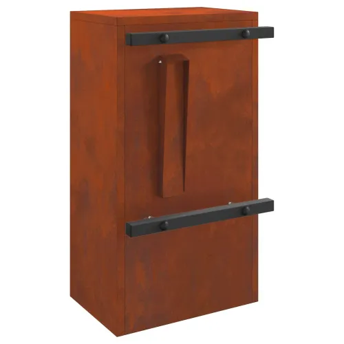 Poštanski sandučić - Rđa 30 x 20 x 55 cm - Otporni čelik - OUTLET - NEPREUZETO Cijena