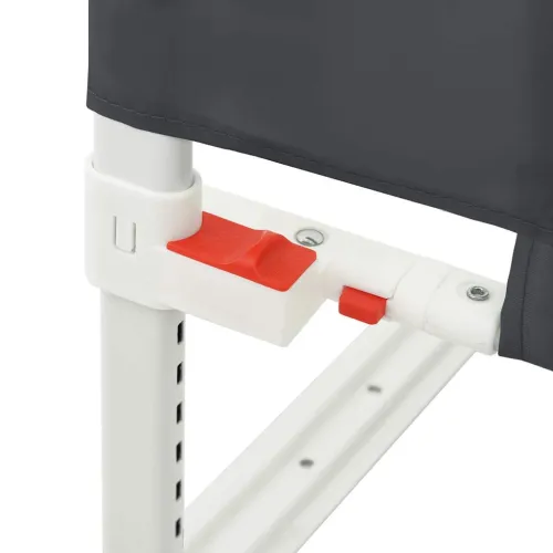 Sigurnosna ograda za dječji krevet tamnosiva 180x25 cm tkanina - OUTLET - NEPREUZETO Cijena