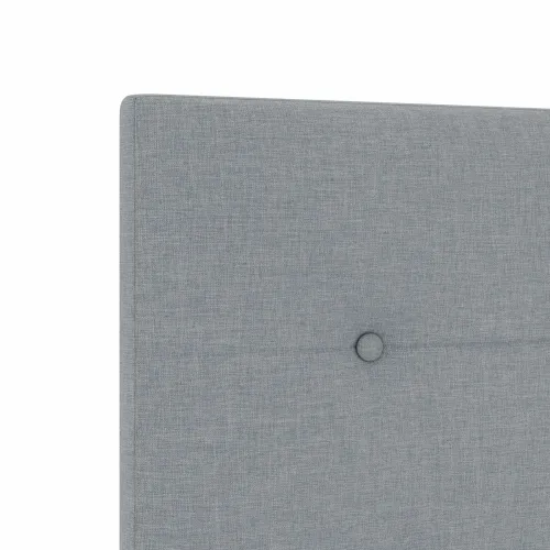 Krevet od pjene s madracem i LED-om Svjetlosiva 200 x 200 cm - Svjetlosiva 200 x 200 cm Prošiveno gumbima Cijena