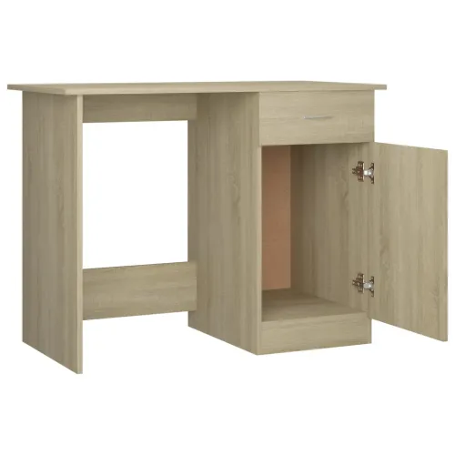 Radni stol boja hrasta sonome 100x50x76 cm - OUTLET - NEPREUZETO Cijena