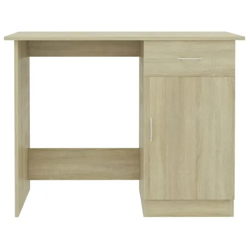 Radni stol boja hrasta sonome 100x50x76 cm - OUTLET - NEPREUZETO Cijena