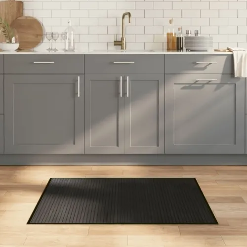 Pravokutni tepih crni 70x100 cm bambus - Crna 70 x 100 cm Cijena