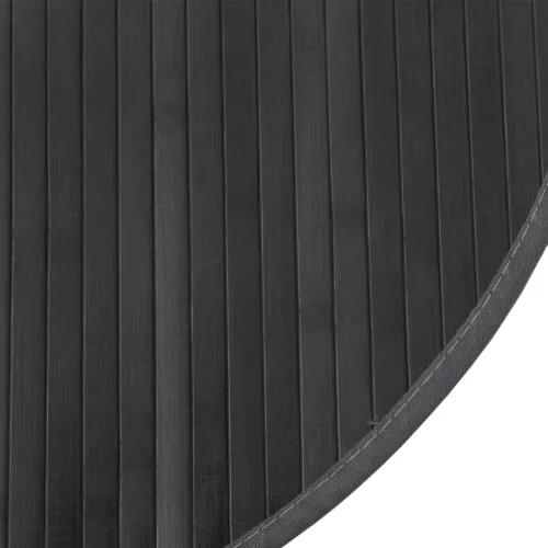 Okrugli tepih sivi 60 cm bambus - Siva 60 cm Cijena