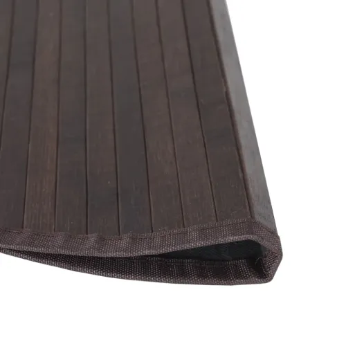 Okrugli tepih tamnosmeđi 80 cm bambus - Tamno smeđa 80 cm Cijena